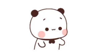 🍩 Panda, Niedlich, Tier, Kawaii, Sticker telegram sticker