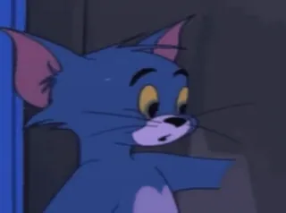 😽 Tom Cat Tom and Jerry การ์ตูน, แมว, ทอมแอนด์เจอร์รี่, แอนิเมชัน, คลาสสิก, ทอม telegram sticker