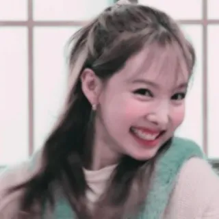 🐰 Nayeon kpop, nayeon, twice, idol, sorriso, fofa whatsapp sticker
