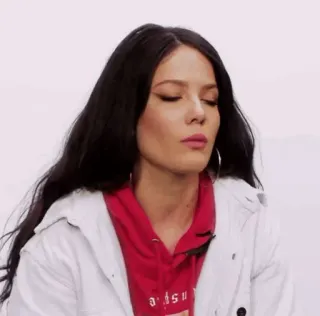 🔌 Halsey Sänger(in), Promi, Porträt, Frau telegram sticker