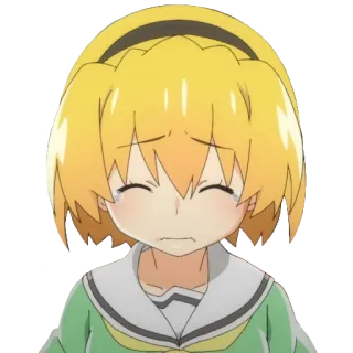 🥲 anime, llorando, triste, chica, uniforme escolar whatsapp sticker