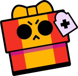 🎁 ギフト, 怒り, 箱 telegram sticker