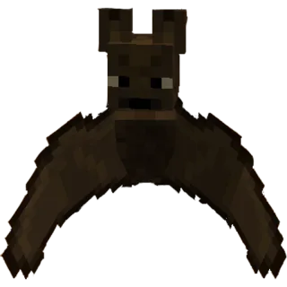 🦇 chauve-souris, animal, minecraft, jeu vidéo whatsapp sticker