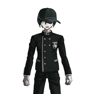 😥 Shuichi Saihara Danganronpa V3: Killing Harmony Аниме, Детектив, Школьная форма, Danganronpa, Шуичи Саихара telegram sticker