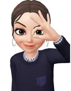 👌 Avatar, Gesto, Sinal de OK, Mulher, Circle Game, Te peguei telegram sticker