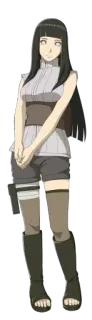 🤙 Hinata Hyuga Naruto anime, ninja, female, character, fan art, hinata, hyuga telegram sticker