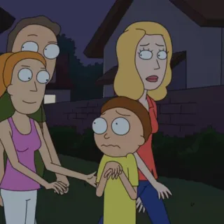 🛸 Morty Smith Rick and Morty Cartoon, Rick and Morty, Animation für Erwachsene, Familie, Comedy telegram sticker