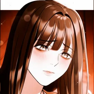 ☀️ mulher, retrato, anime, garota, personagem, mangá, rosto whatsapp sticker