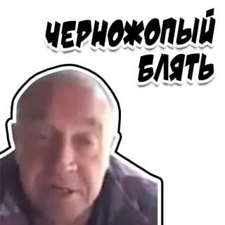 🧐 ЧЕРНОЖОПЫЙ
БЛЯТЬ ofensivo, russo, palavrão, racista telegram sticker
