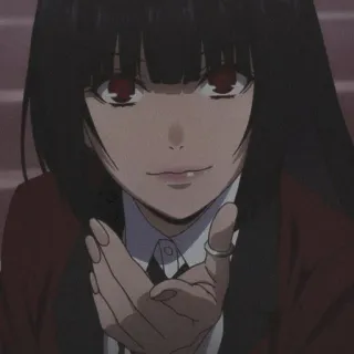 🤑 Yumeko Jabami Kakegurui Anime, Fille, Jeux de hasard, Kakegurui, Yumeko Jabami whatsapp sticker