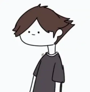 😐 Desenho animado, Personagem, Ilustração, Desenho, Pessoa telegram sticker