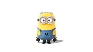 🙂 Minion Despicable Me cartoon, character, movie, minion, yellow, funny telegram sticker