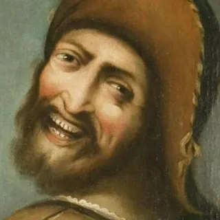 😀 肖像画, 絵画, 歴史的, 男性, 笑顔, アート telegram sticker