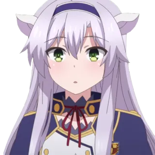 😃 Anime, Personaggio, Orecchie da gatto, Manga, Carino, Ragazza, Cartone animato telegram sticker