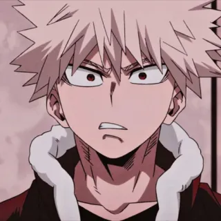 💥 Bakugo Katsuki My Hero Academia anime, manga, My Hero Academia, Bakugo Katsuki, character, angry, hero telegram sticker