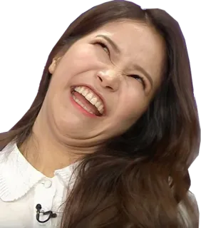 🤣 wanita, wajah, ekspresi, lucu, meme telegram sticker
