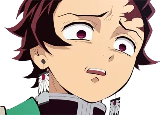 🙄 Tanjiro Kamado Demon Slayer Anime, Demon Slayer, Tanjiro, Kamado, Personaggio, Manga telegram sticker