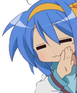 🤐 Anime, Desenho animado, Personagem, Fofo, Mangá, Garota telegram sticker
