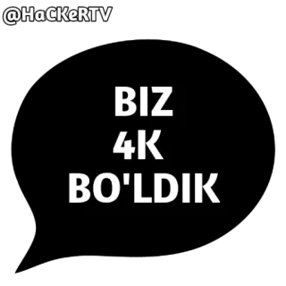 🎉 BIZ
4K
BO'LDIK testo, aziendale, grassetto telegram sticker