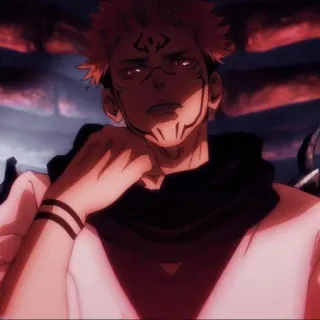 🎴 Ryomen Sukuna Jujutsu Kaisen Anime, Demon, Vervloekt, Manga, Sukuna telegram sticker