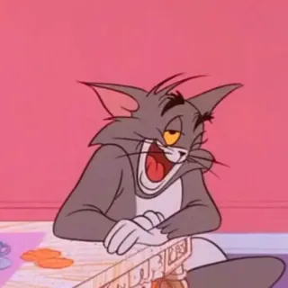 🤪 Tom Cat Tom and Jerry Desenho animado, Gato, Engraçado, Humor, Animação telegram sticker