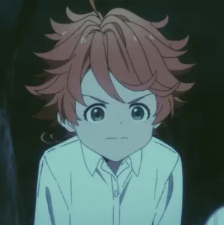 ⛓ Emma The Promised Neverland Anime, Chica, The Promised Neverland, Emma telegram sticker