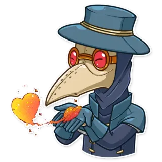 Plague M. D. telegram stickers