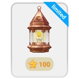 🎁 limited latarnia, świeca, światło, limitowany, miedź whatsapp sticker