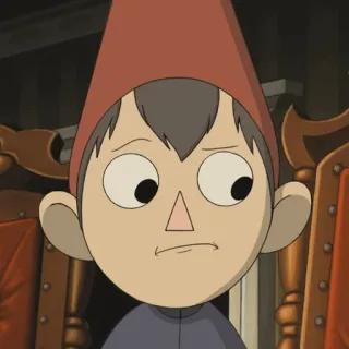 🍫 Wirt Over the Garden Wall 卡通, 沃特, 花园墙外, 动画, 角色 telegram sticker