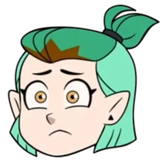 😥 Amity Blight The Owl House Hoạt hình, Thất vọng, Phép thuật, Phù thủy, Hoạt họa telegram sticker