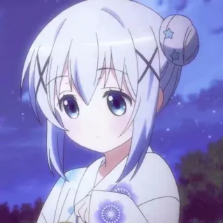 🦋 Anime, Dễ thương, Cô gái, Nhân vật, Minh họa telegram sticker