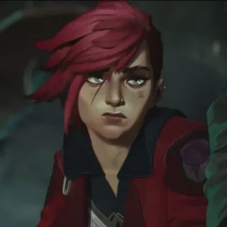 🙄 Vi Arcane arcane, league of legends, netflix, vi, character telegram sticker