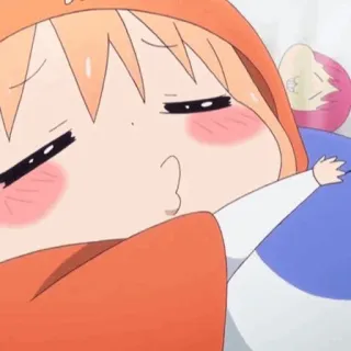 🍯 Umaru Doma Himouto! Umaru-chan 애니메이션, 만화, 치비, 귀여운, 우마루, 웃긴, 캐릭터, 건어물 여동생! 우마루짱 whatsapp sticker