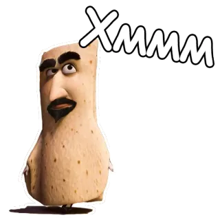 🍕 Hmmm Burrito, Antropomorfik, Kartun, Makanan telegram sticker