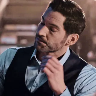 😑 Lucifer Morningstar Lucifer Lucifer, Tom Ellis, Phim truyền hình, Thám tử, Đẹp trai, Nhân vật telegram sticker
