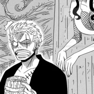 🔪 Zoro One Piece 动漫, 漫画, 海贼王, 罗罗诺亚·索隆, 索隆, 海盗, 剑 whatsapp sticker