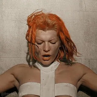 😕 Leeloo The Fifth Element telegram sticker