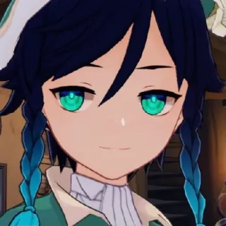 😏 Venti Genshin Impact Anime, Video game, Genshin Impact, Venti, Karakter whatsapp sticker