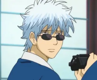 😎 Gintoki Sakata Gintama Аниме, Персонаж, Гинтама, Манга, Гинтоки Саката whatsapp sticker