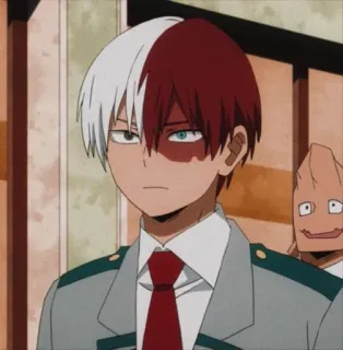 ❄️ Shoto Todoroki My Hero Academia Anime, Postać, Manga, My Hero Academia, Shoto Todoroki telegram sticker