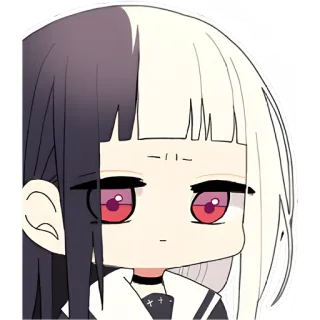 🫥 Anime, Ragazza, Chibi, Manga, Carino, Personaggio telegram sticker