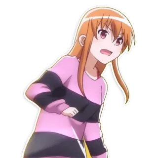 😫 Animé, Dessin animé, Fille, Mignon, Personnage telegram sticker