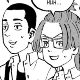 🎭 HUH... Manga, Anime, Dibujos animados, Personajes, Amistad whatsapp sticker