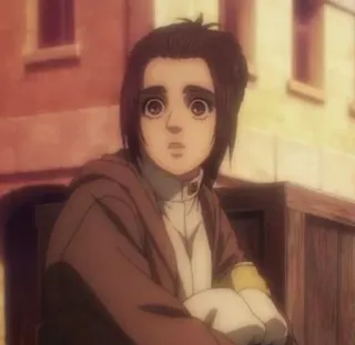 🔫 Gabi Braun Attack on Titan Anime, Personagem, Gabi Braun, Ataque dos Titãs, Desenho animado telegram sticker
