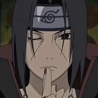 ⚔️ Itachi Naruto итачи, наруто, аниме, манга, учиха, ниндзя telegram sticker