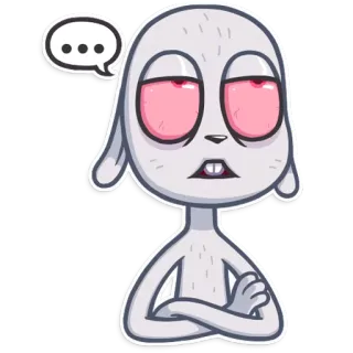 Not Your Bunny telegram stickers