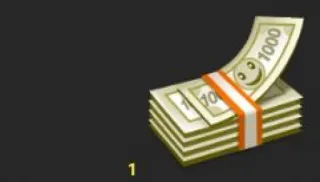 😮‍💨 1000 argent, devise, espèces, richesse, finance, dollars whatsapp sticker