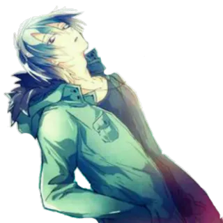 😒 Anime, Manga, Personage, Jongen, Illustratie telegram sticker