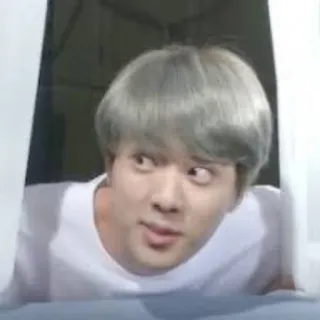 👀 Jin Jin, BTS, Kpop, Sänger, Idol, Entertainer telegram sticker