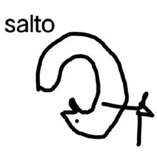 ✨ salto pulo, exercício, acrobático, flip, salto whatsapp sticker
